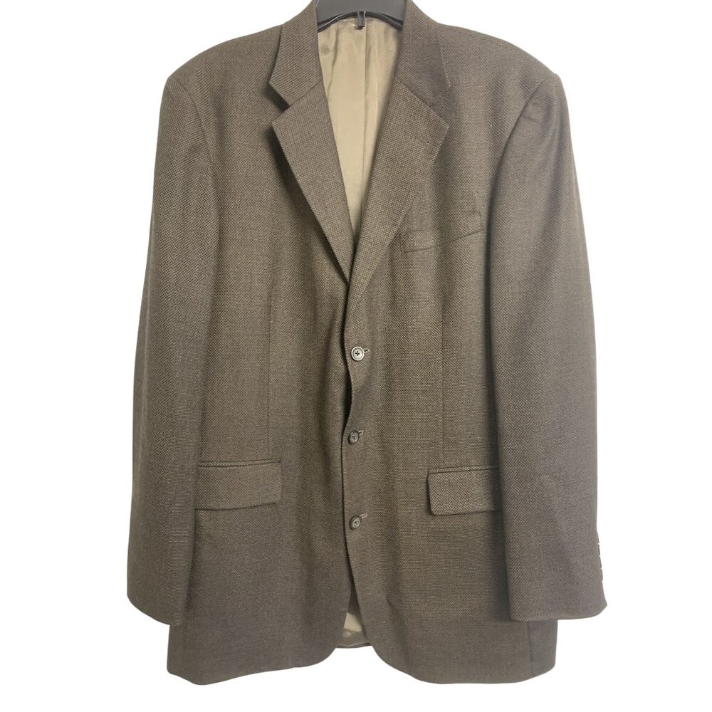 Oscar De La‎ Renta 42XL Wool Suit Jacket Business Casual Classic
